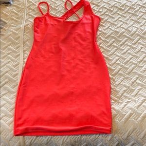 Neon “At the right time mini dress”